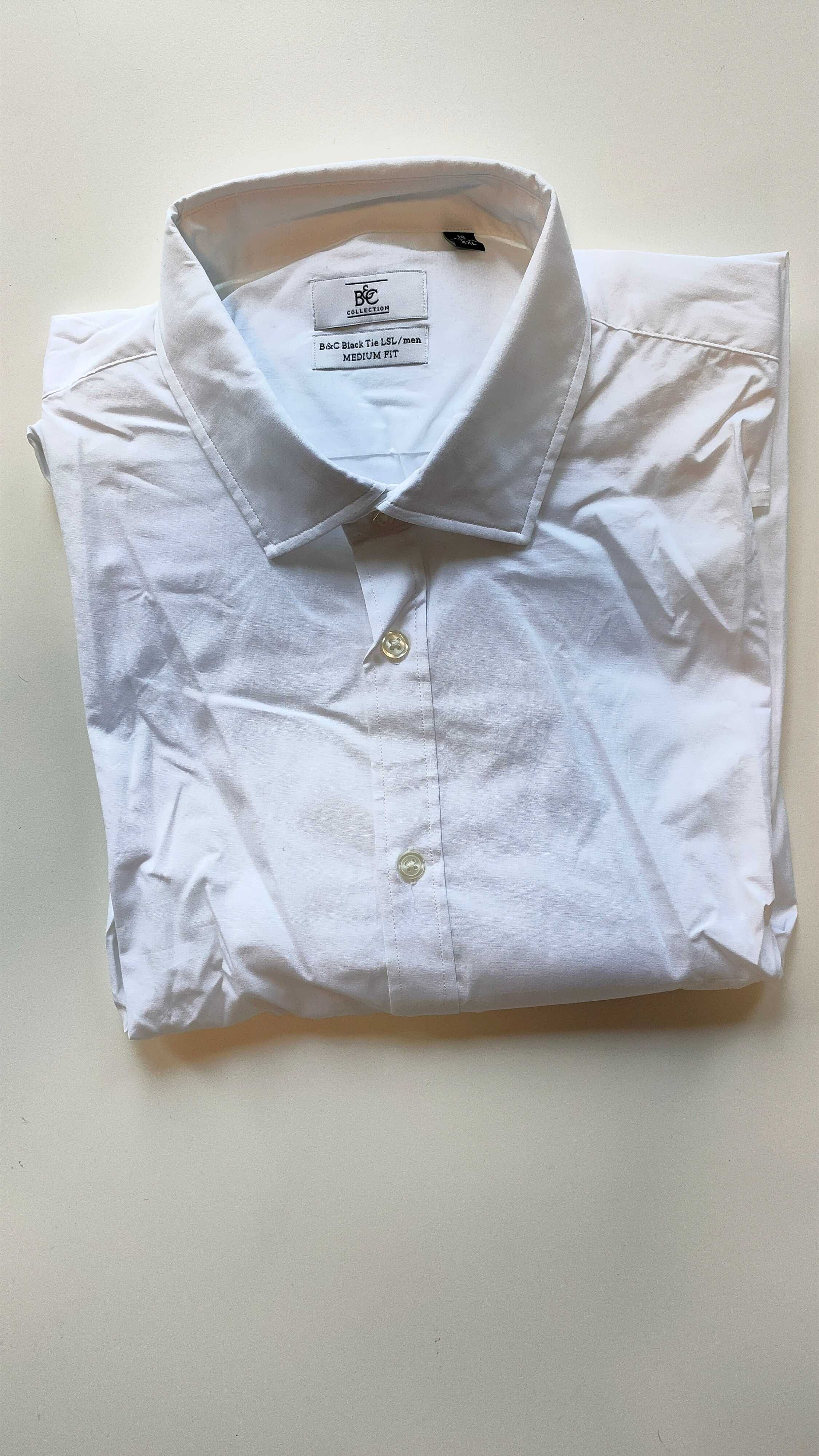 Koszula biznesowa - biała 2XL męska B&C (17)