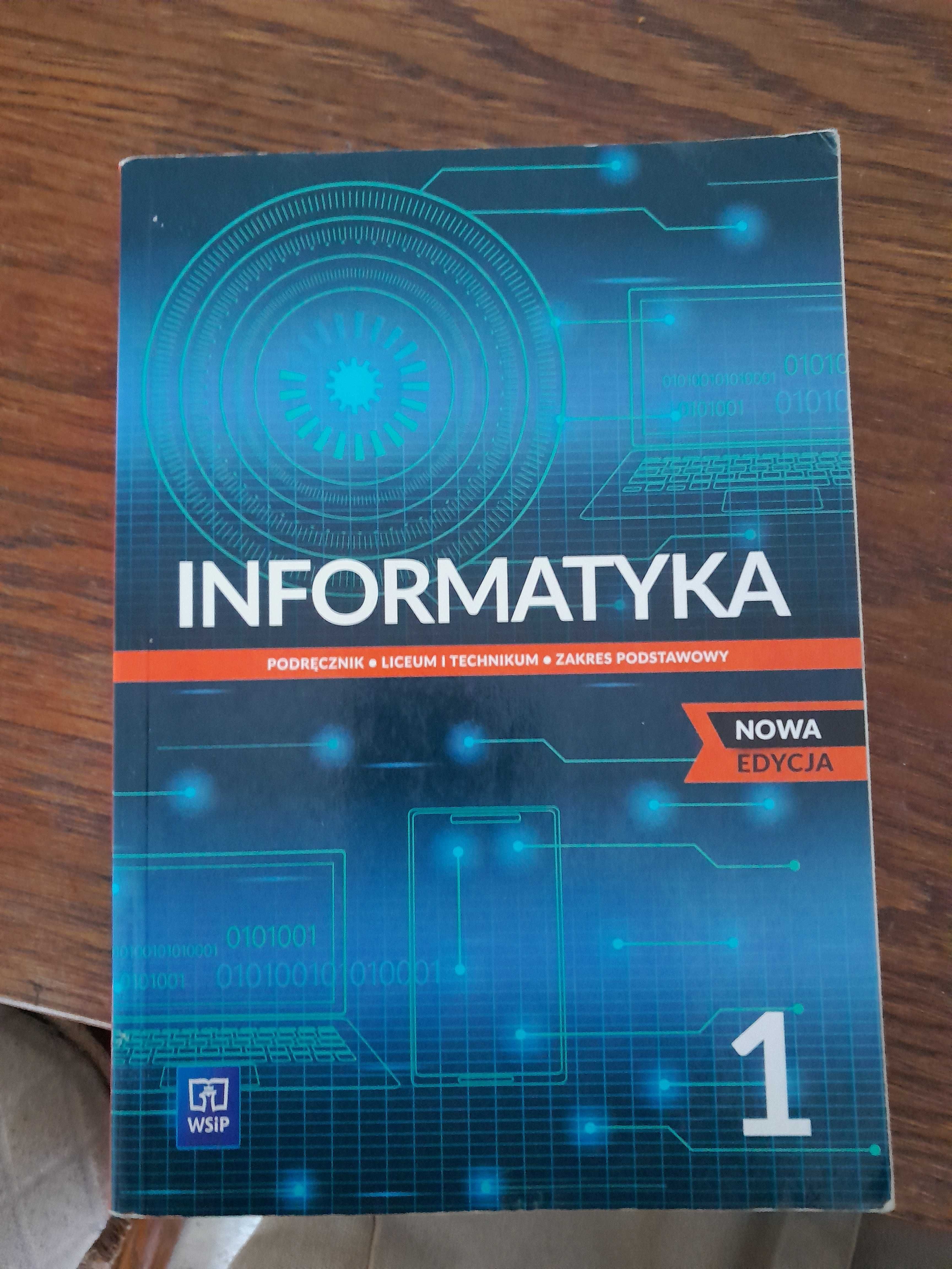 ZESTAW PODRĘCZNIKÓW Klasa pierwsza technikum informatyka