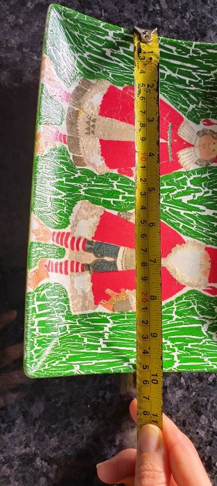 Prato natal técnica do guardanapo