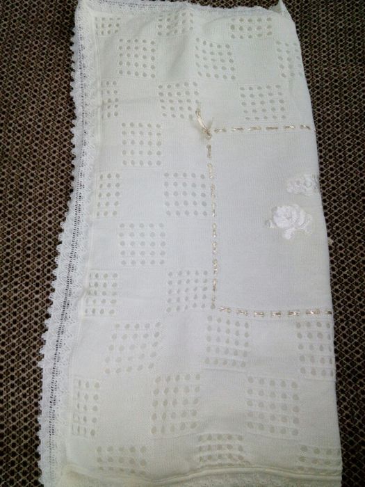 Новое вязаное одеяло-конверт