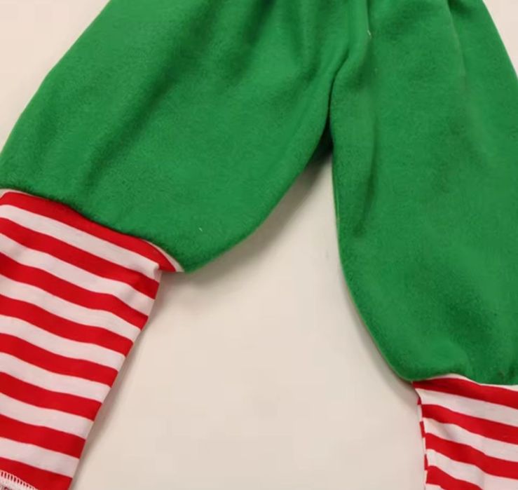 Nowy kostium świąteczny ELF dla dziewczynki zielony, rozmiar 100 cm