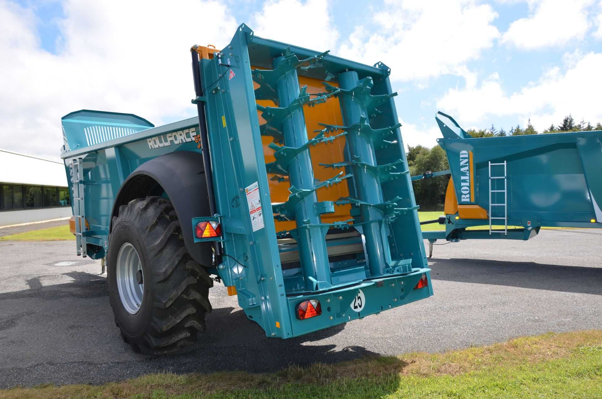 Rozrzutnik obornika ROLLAND FOLLFORCE 6620 wałki pionowe 18 ton