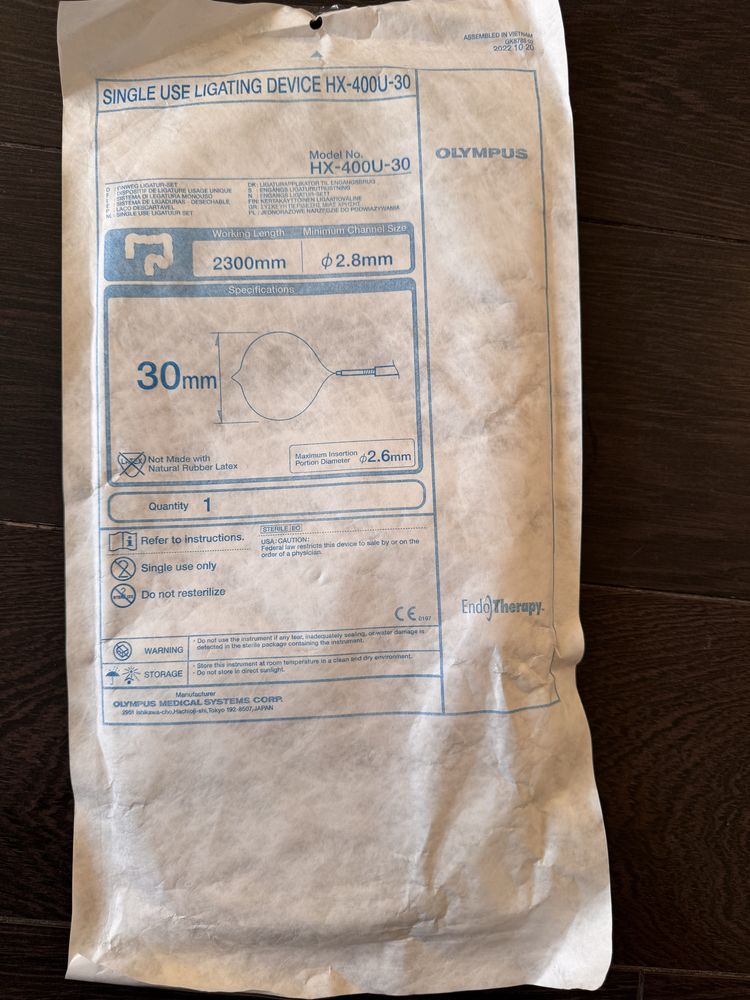 Olympus hx400u-30,endoloop,polyloop. Ендолуп, полилуп, эндоскопия
