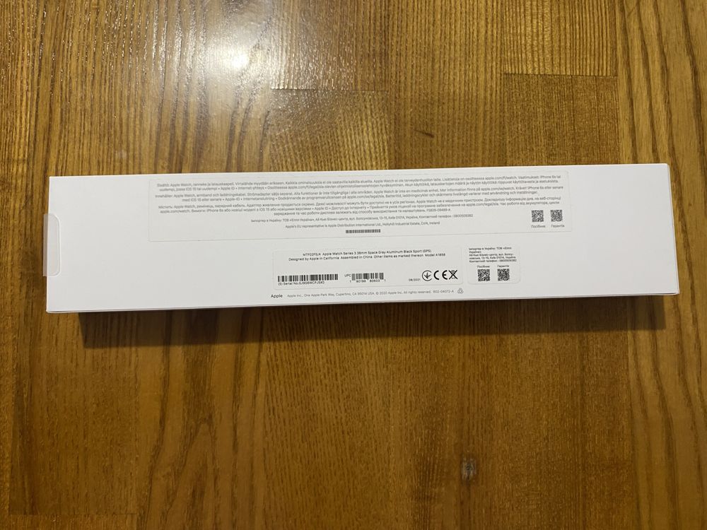 Apple Watch Series 3  38mm Spaces Gray