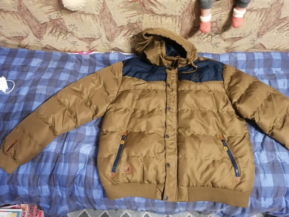 Мужская брендовая куртка Kangol, размер XLarge.