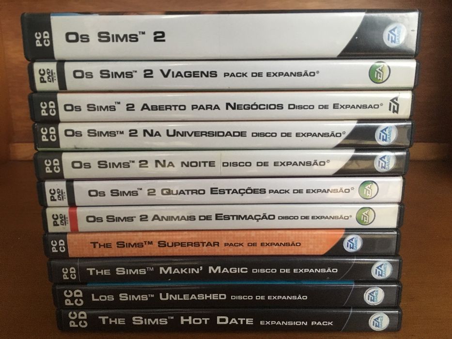 Sims e Sims 2 para o Pc - Vendo em Separado