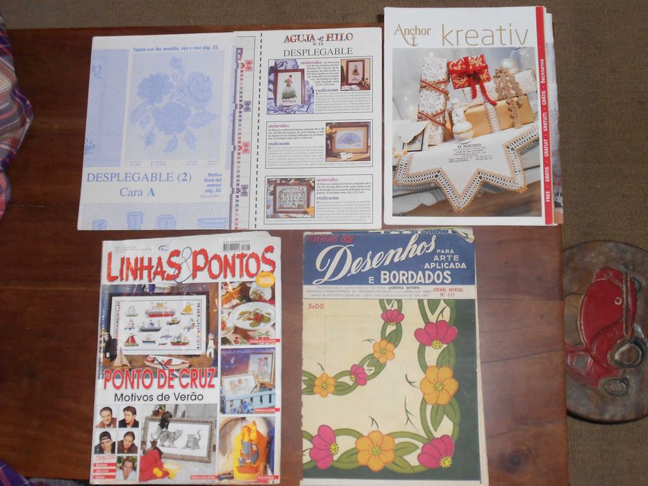 Revistas diversas croche crochet ponto cruz tricot anna burda