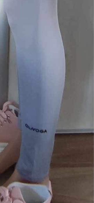 Legginsy damskie szare, O’LaVoga, wysoki stan, logowane, rozmiar M/38