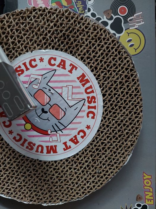 drapak dla kota | gramofon | adapter | DJ | skreczujący kot