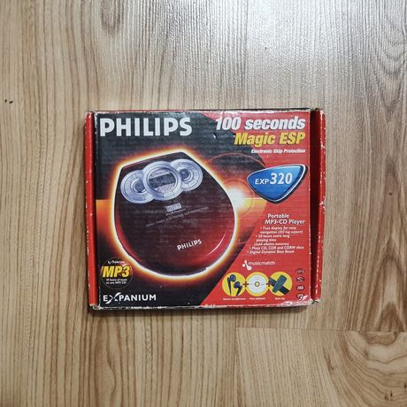 DISCMAN Philips EXP320 - Retro Odtwarzacz CD