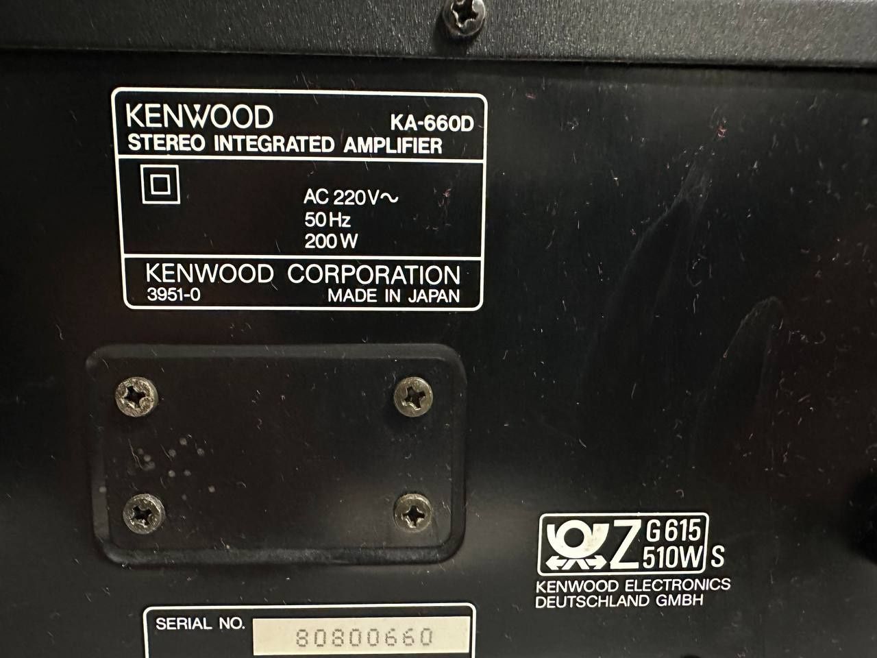 Wzmacniacz stereo Kenwood KA-660D, 2*10 Watt, Japan