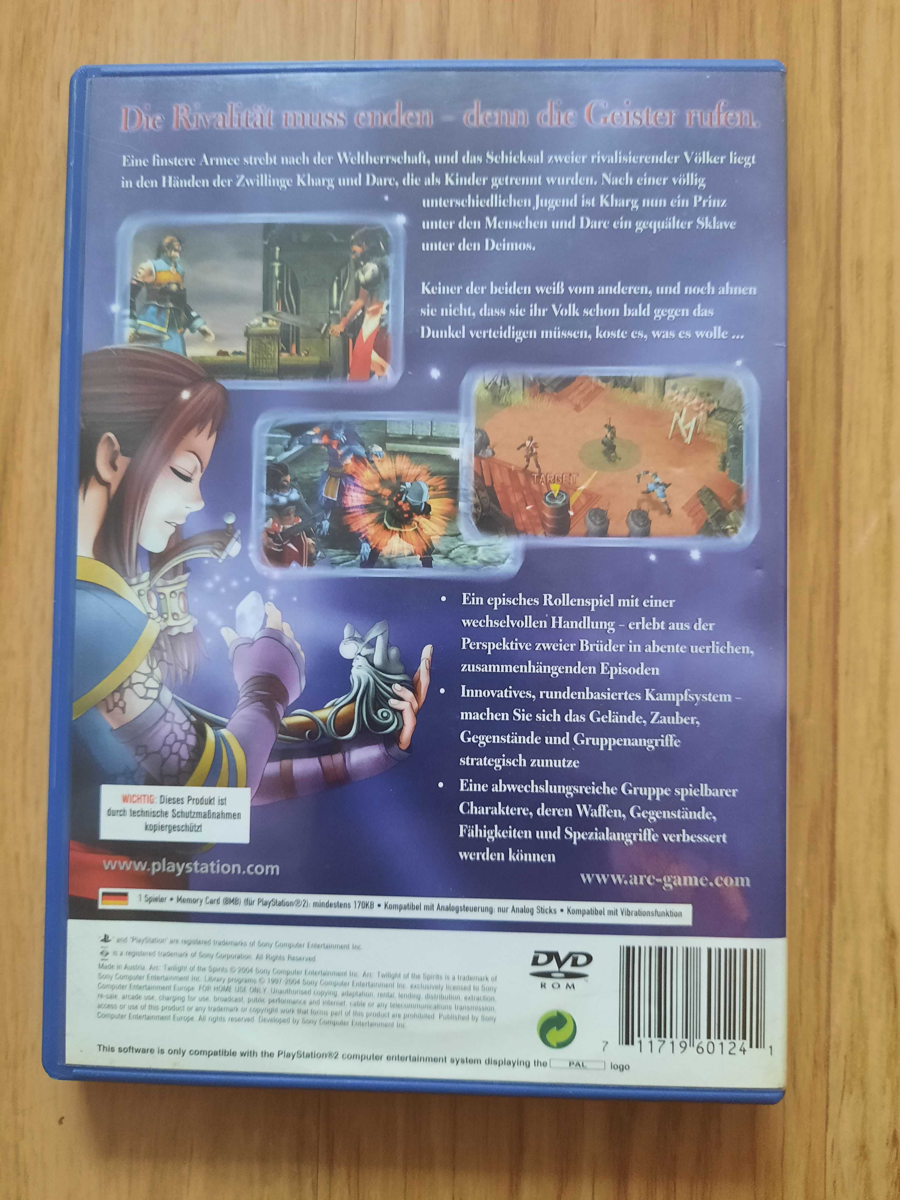 Arc Twilight of the Spirits PS2 UNIKAT