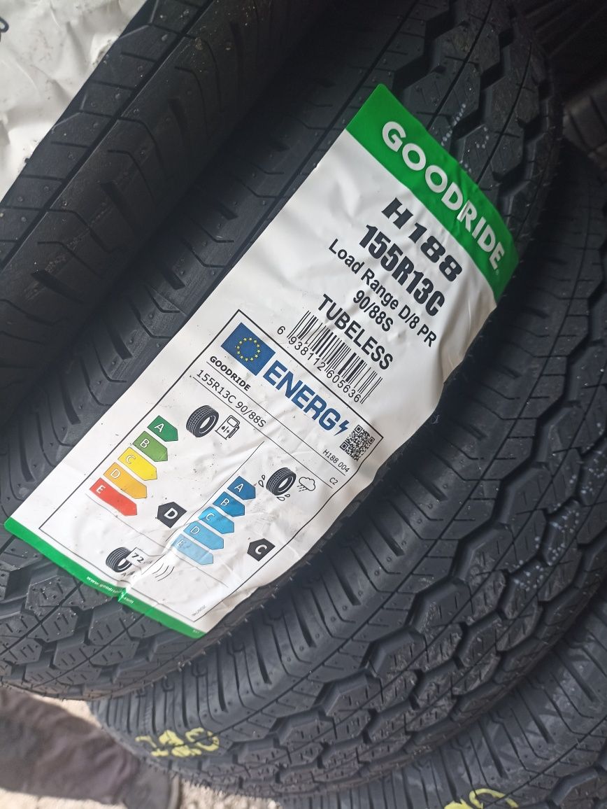 Nowe opony wzmocnione 155/80/13c 155r13c Goodride