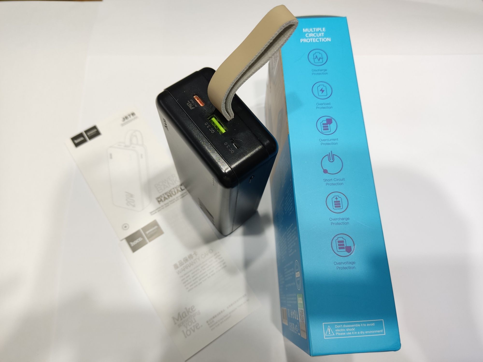 Павербанк Hoco 30000mAh Power Bank Повербанк аккумулятор J87B