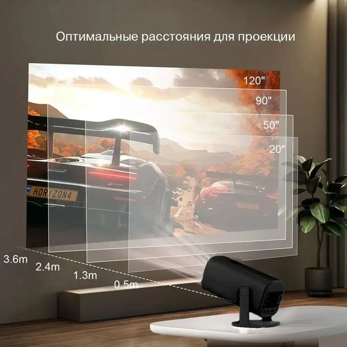 Смарт проектор-игровая приставка с 2 джойстиками Р30 МАХ