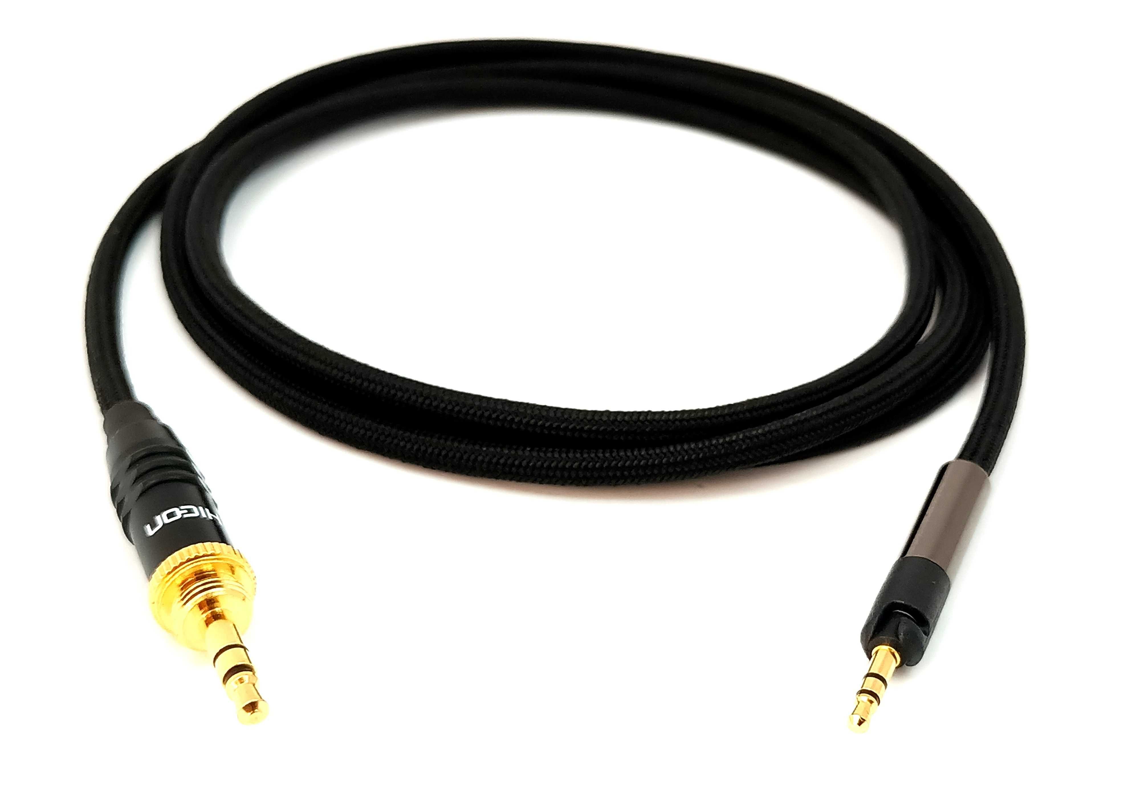 Sennheiser ręcznie wykonany przewód z oplotem 3,5mm 6,3mm