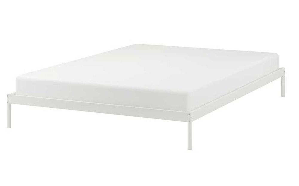 White Queen IKEA Minimalist Bedframe great condition