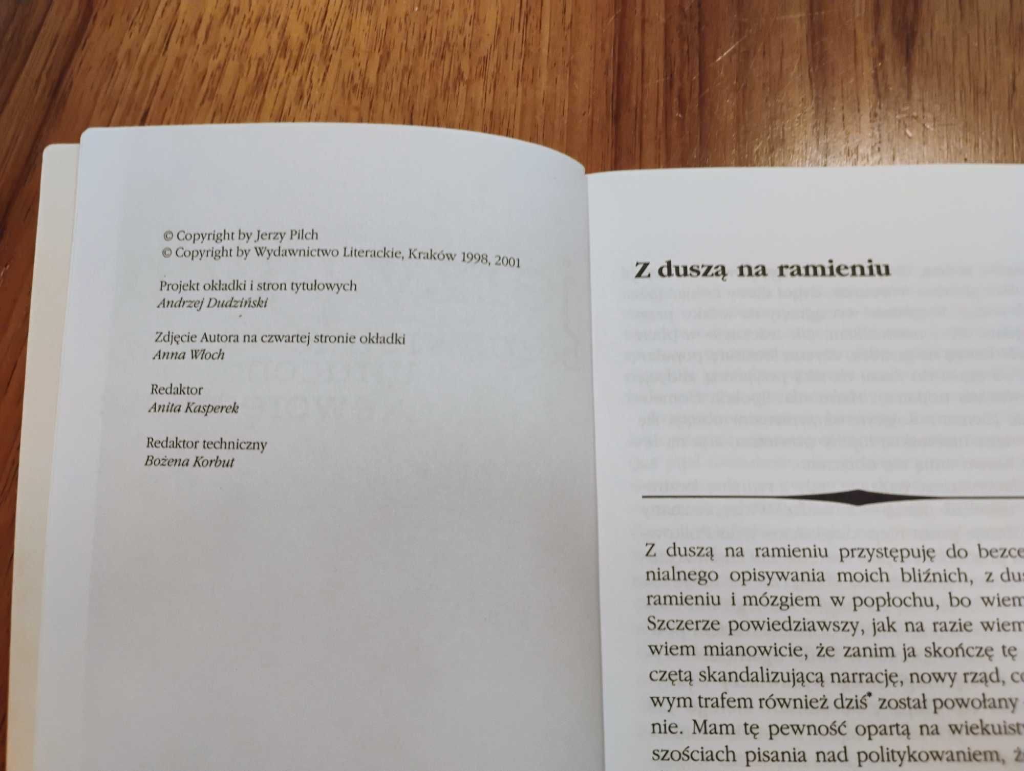 Książka "Bezpowrotnie utracona leworęczność", Jerzy Pilch