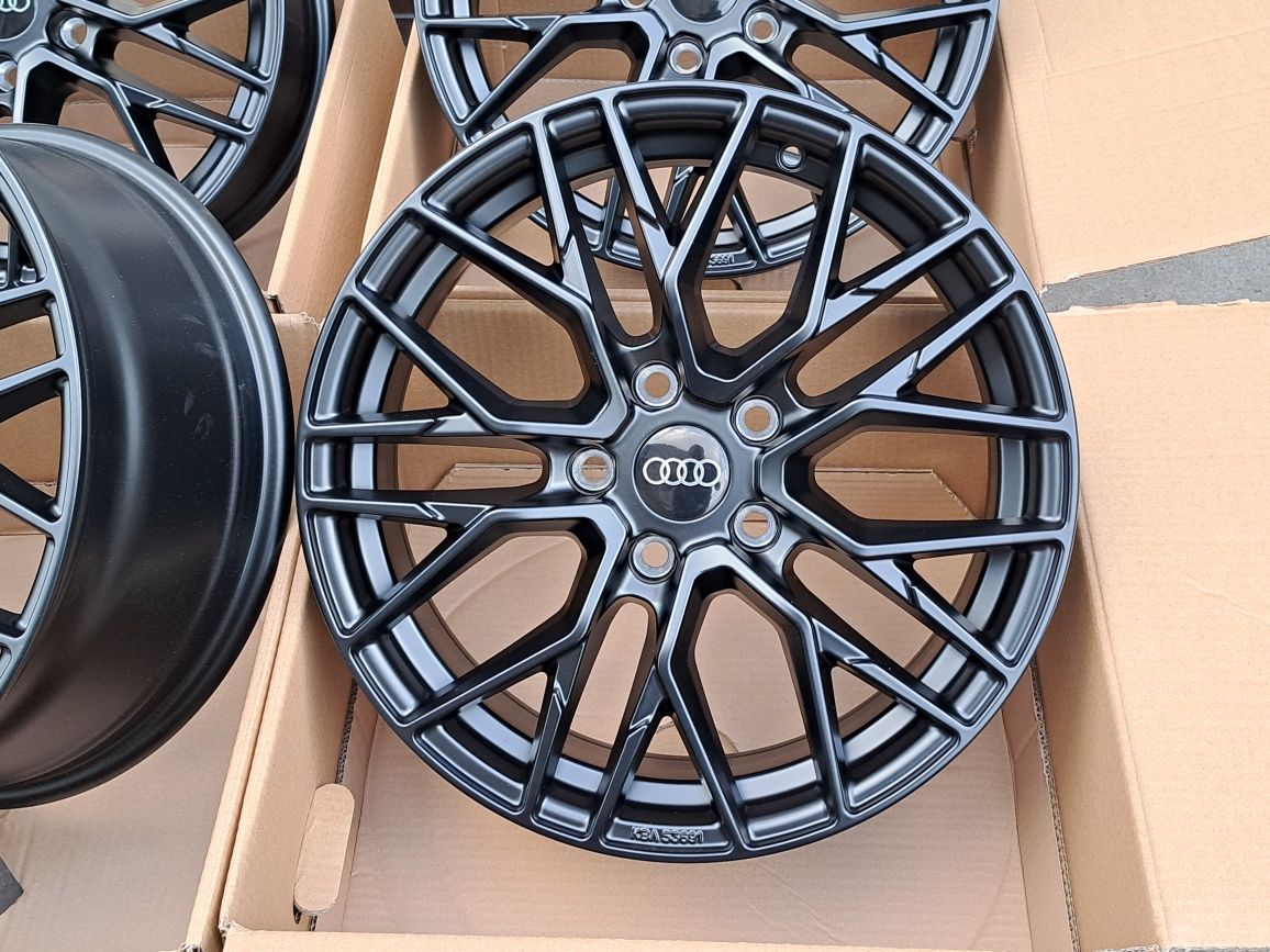 Alufelgi NOWE 17 AUDI 5x112 A3 A4 B7 B8 B9 A6 C5 C6 Q3 TT CZARNY MATT