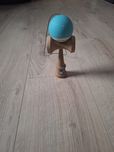 Kendama krom niebieska