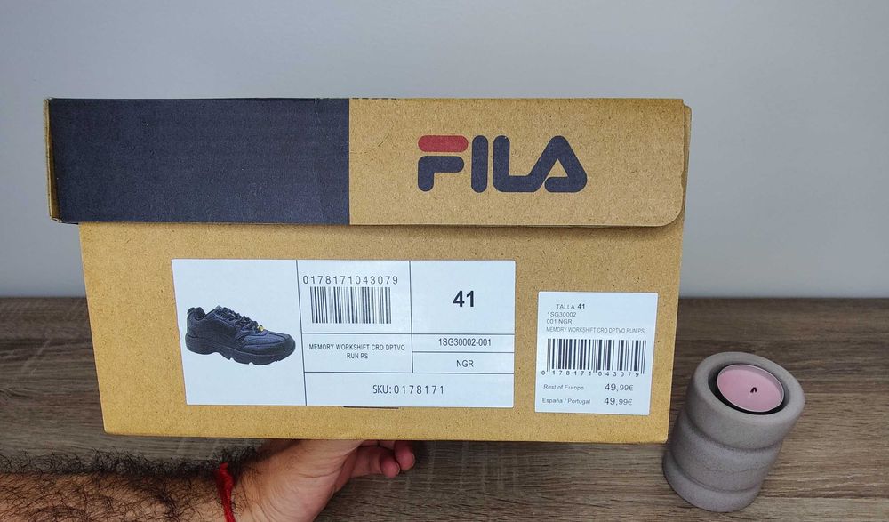 Sapatilhas Running Fila Workshift Preto (41)