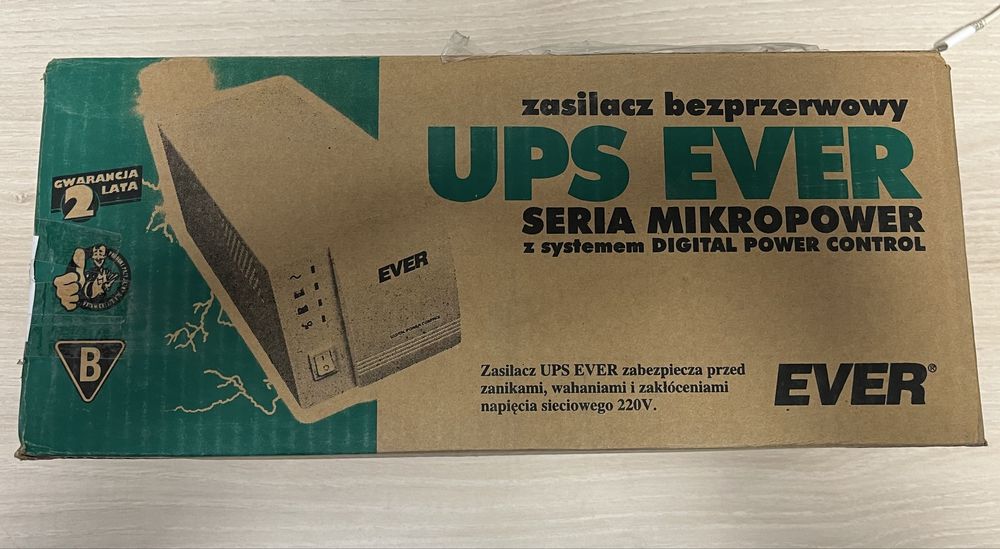 Zasilacze UPS - pakiet 7szt MUSTEK i EVER Nowe