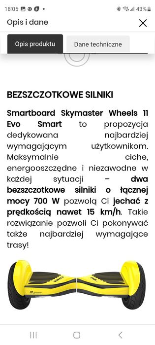 Sprzedam deskorolkę elektryczną