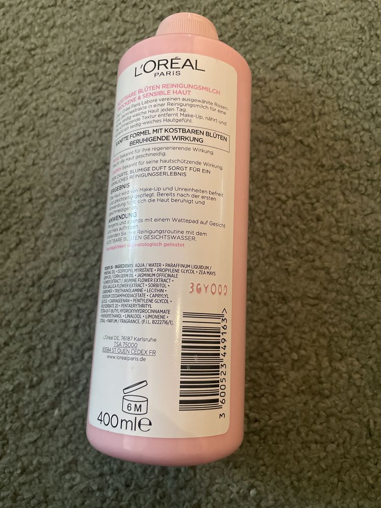 Loreal Rere Flower mleczko oczyszczające 400ml 1007(1)