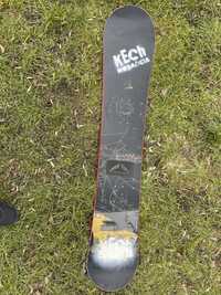 Deska snowboardowa Sims - 148 cm i wiązania Westige
