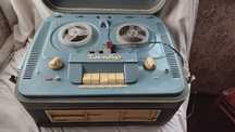 Ретро Ламповий магнітофон "МАГ-59М" (Тембр) 1965 з Колонками