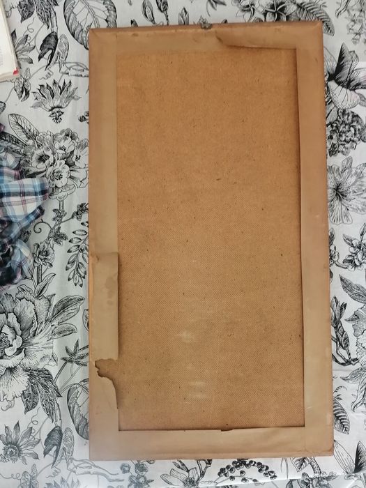 Obraz słomiany rękodzieło pszeszklony naturally boho