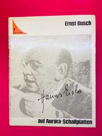 Hanns Eisler - Ernst Busch (7 Rote Reihe)