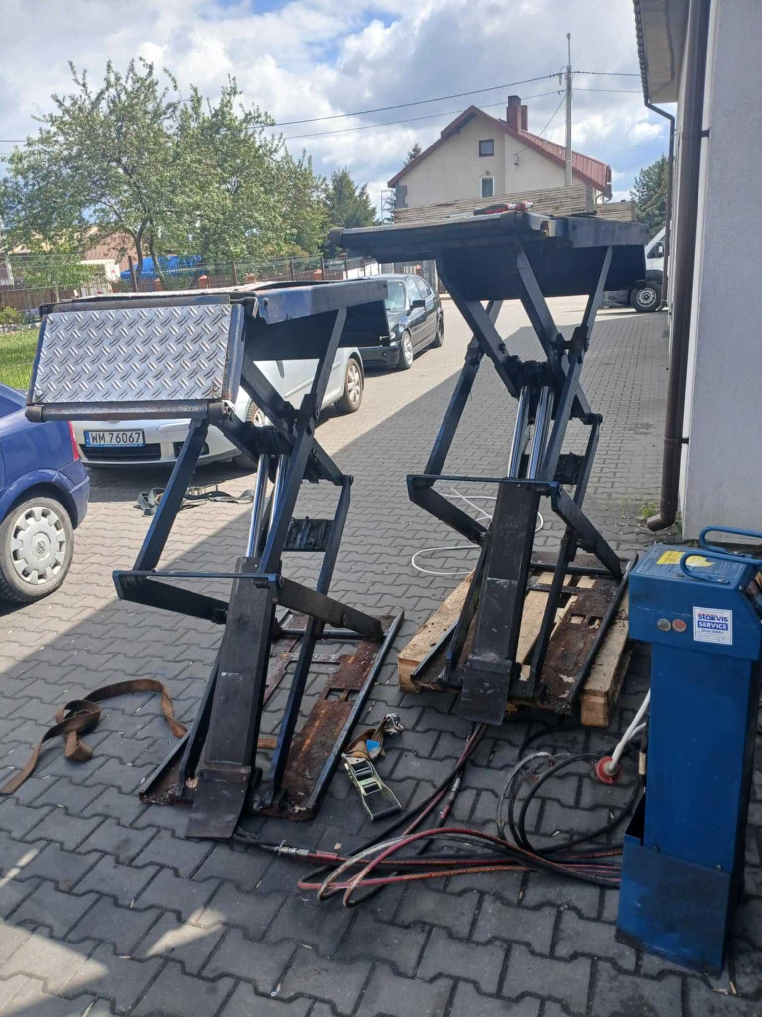Podnośnik mobilny nożycowy wysokiego podnoszenia Nussbaum 3000kg