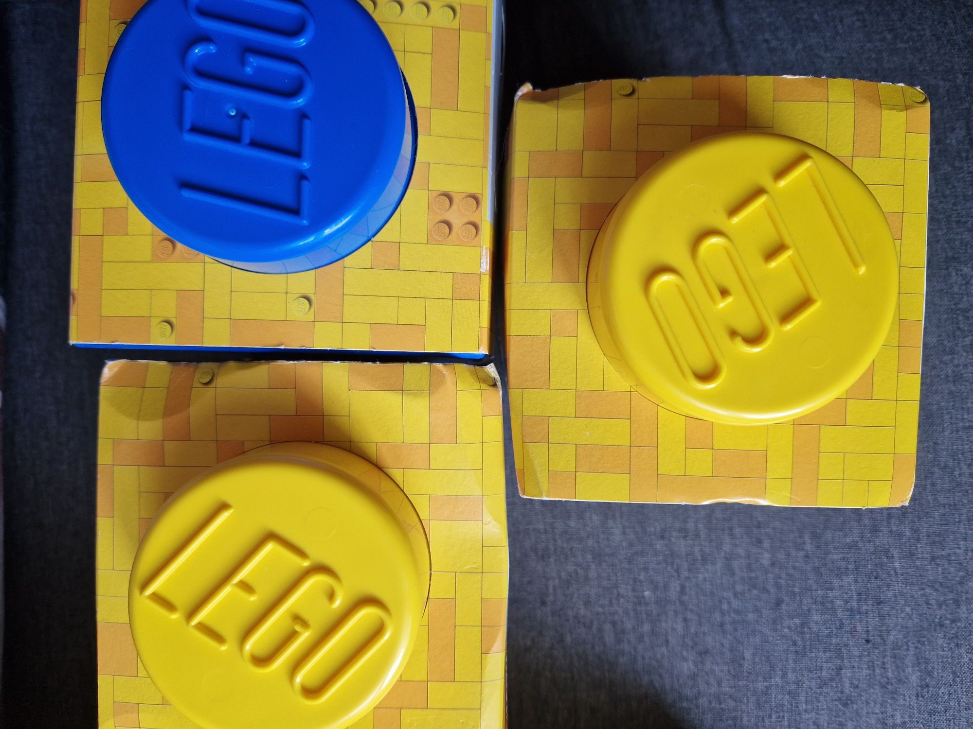 Nowy Pojemnik Lego klocek storage brick 3 szt