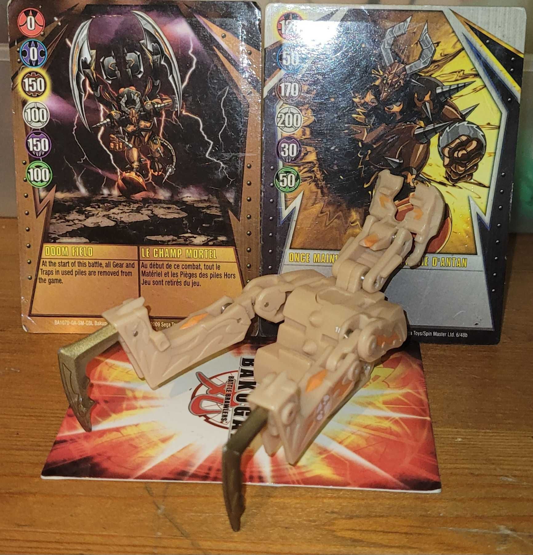 Bakugan Sabator & Chompixx + 2 magnetyczne karty