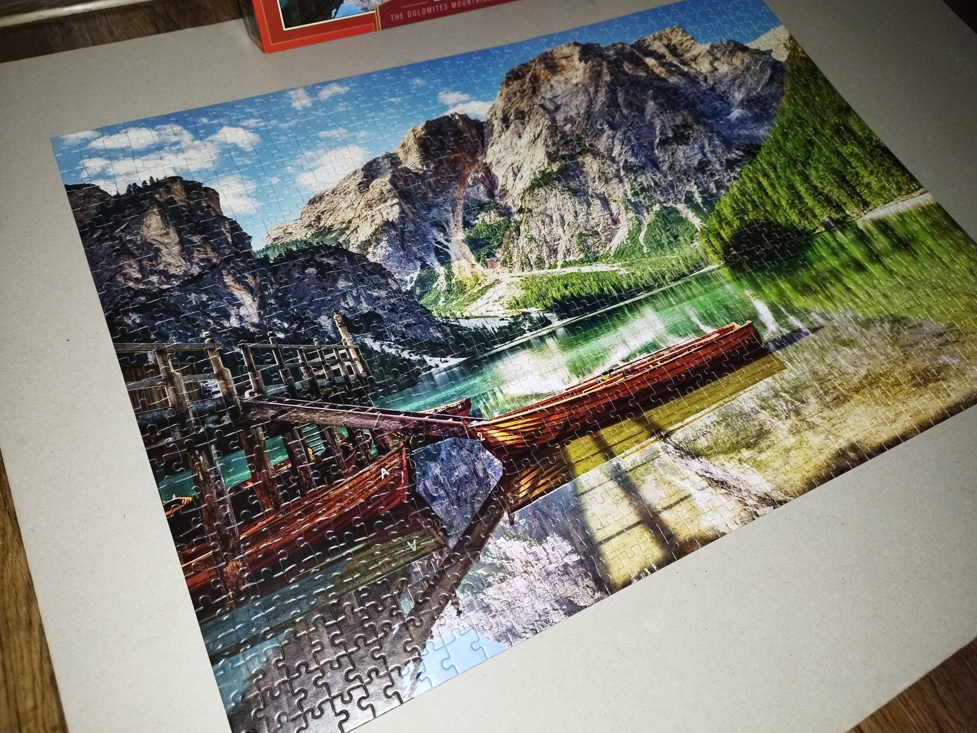 Puzzle 1000 elementów Castorland The Dolomites Mountains, Italy