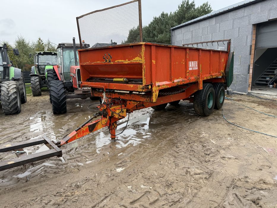 Rozrzutnik obornika 10t tandem jak LeBoulch Corne Dangreville