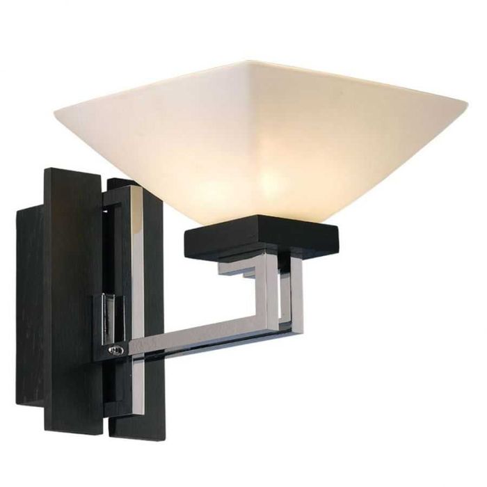 Kinkiet Munk 295 chrom/czarny dąb