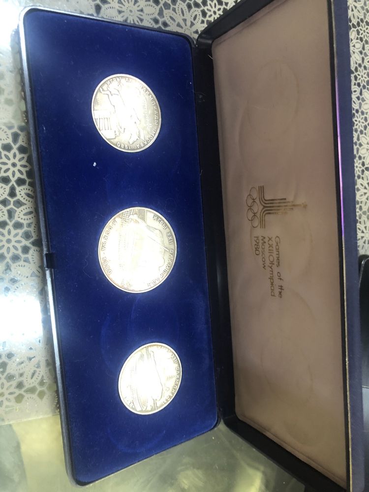 монеты СССР олимпиада серебро