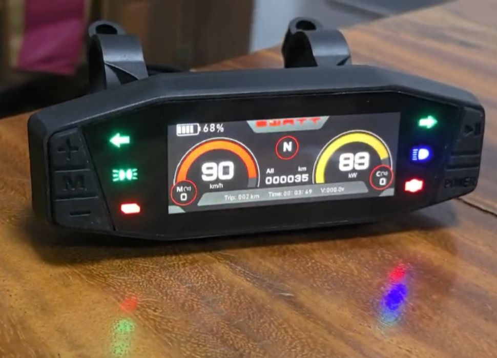 Синусний bldc контроллер для електромотоцикла fardriver 72530, 72360 в