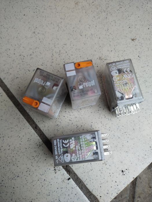 Реле R4N-2014-23-5220-WTL Relpol, 220V AC, 4CO, светодиод