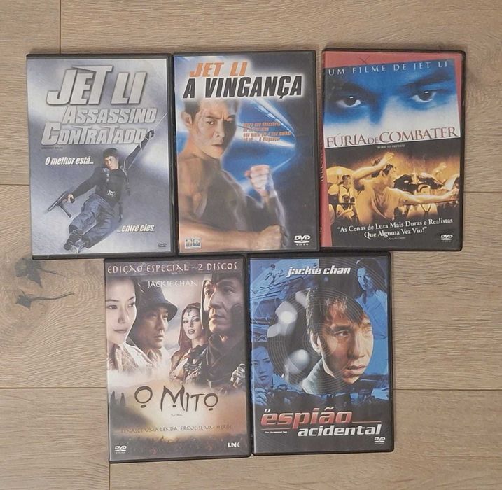 DVD´s Originais (Jet Li, Jackie Chan)