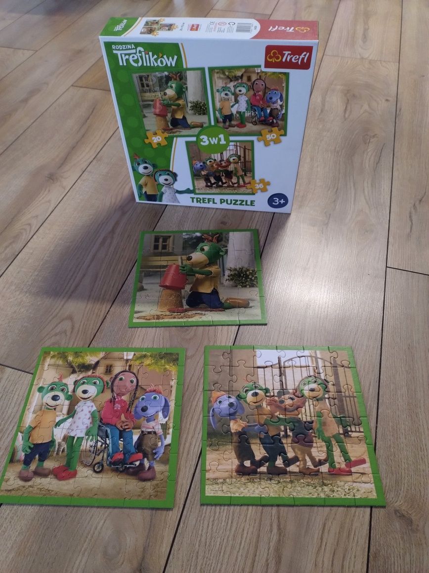 Puzzle Trefliki 3+