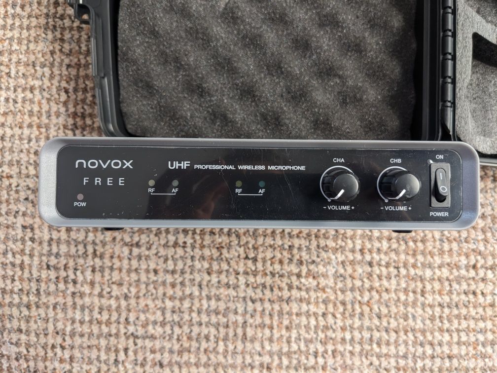 NOVOX FREE HB2 system bezprzewodowy mikrofon zestaw **NOWY**
