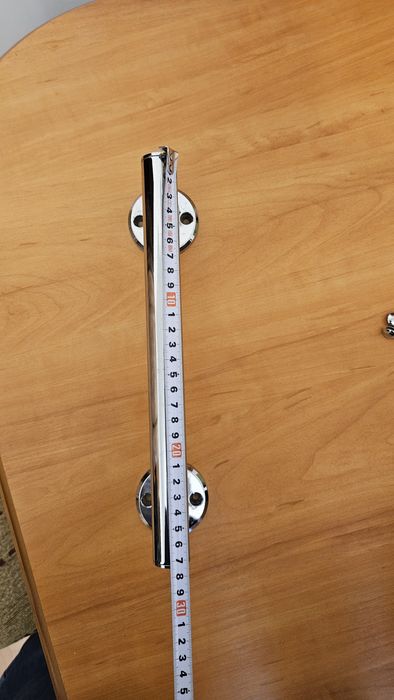 Uchwyt stalowy, poręcz do łazienki