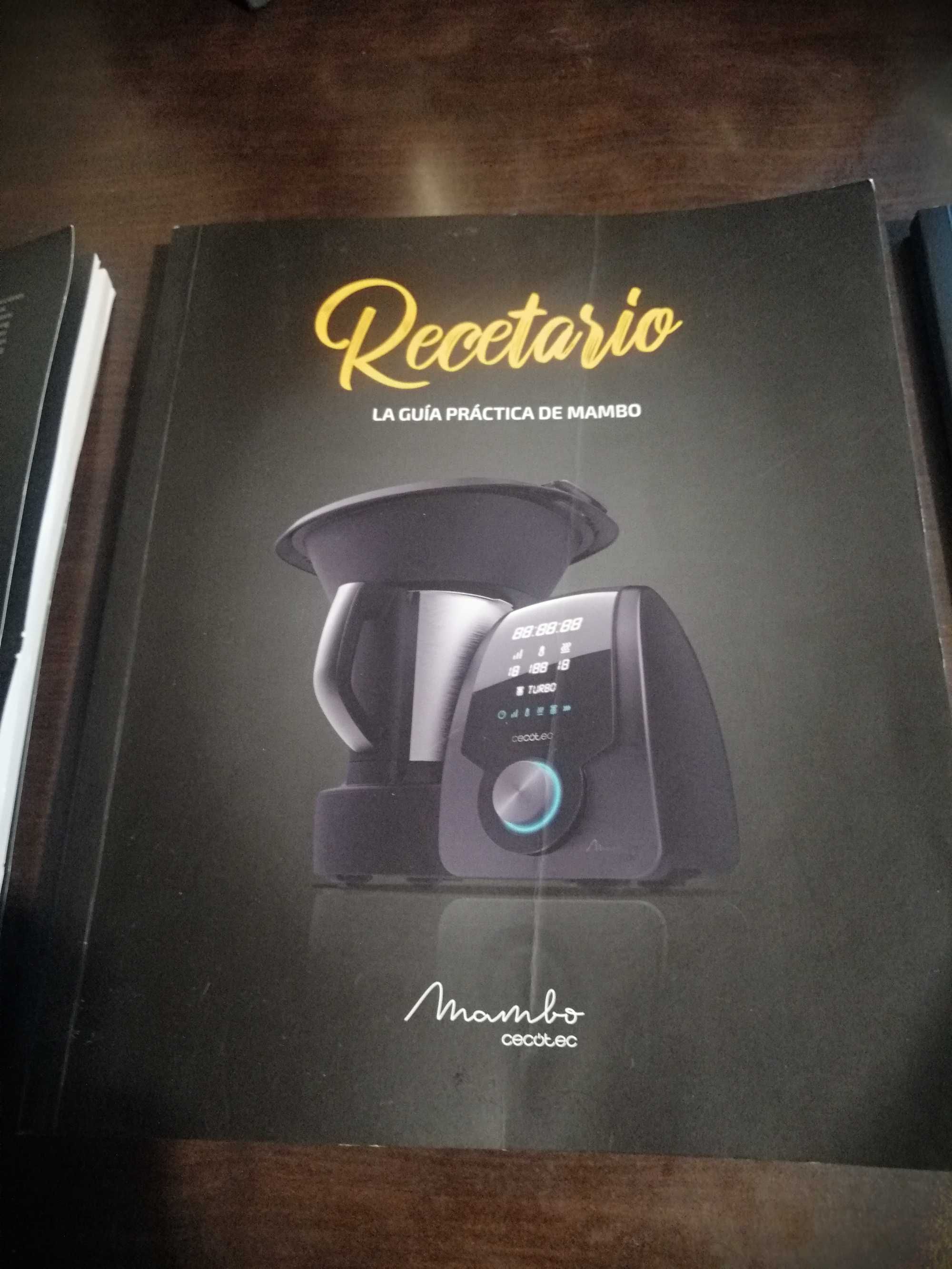 Cecotec manbo 8090 multifunções tipo a bimby tem o livro de receitas