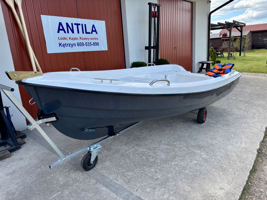 Łódka wiosłowo motorowa DELFIN 360 - OGROMNY WYBÓR ŁÓDEK - Transport