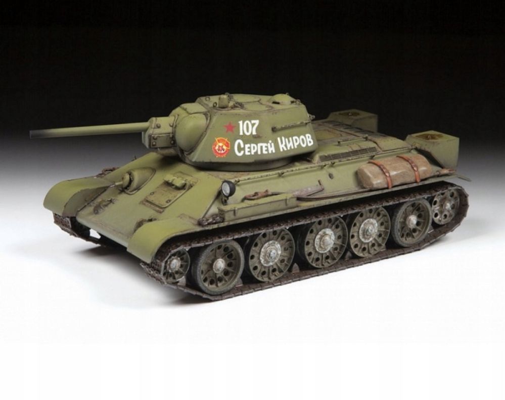 Zvezda 3686 Model do sklejania Radziecki lekki czołg T-34/76 Mod.1942
