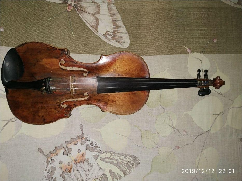 Мастеровая 4/4 скрипка неизвестного немецкого мастера 17-18 века