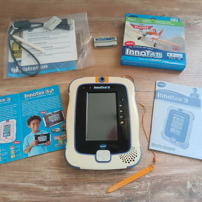 3+ Развивающий планшет Vtech Innotab 3 + игры + доп. картридж